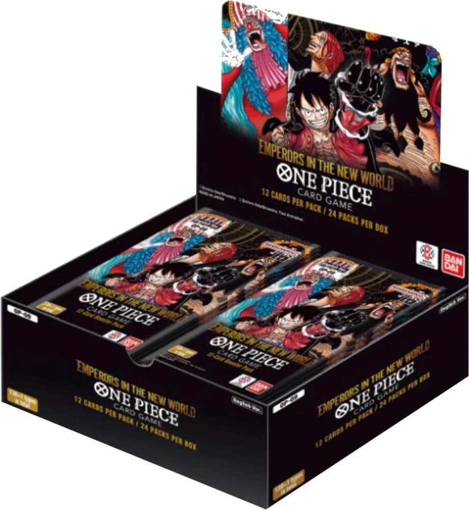 Caja de sobres One Piece Card Game OP-09 Emperors in the New World (inglés)