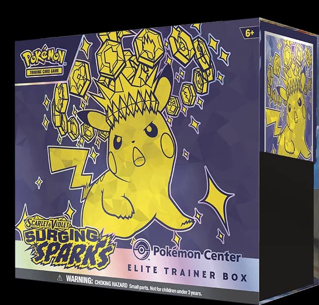 Pokémon Surging Sparks Elite Trainer Box (inglés)
