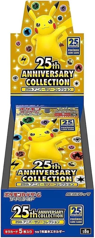 Caja de sobres Pokémon 25th Anniversary Collection s8a (japonés)
